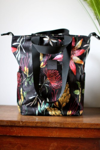 Torbo Plecak Fotograficzny XL Torba na aparat Pasiflora codura wodoodporna