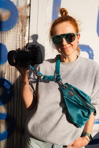 Nerka dla fotografa nerka z szelką do aparatu