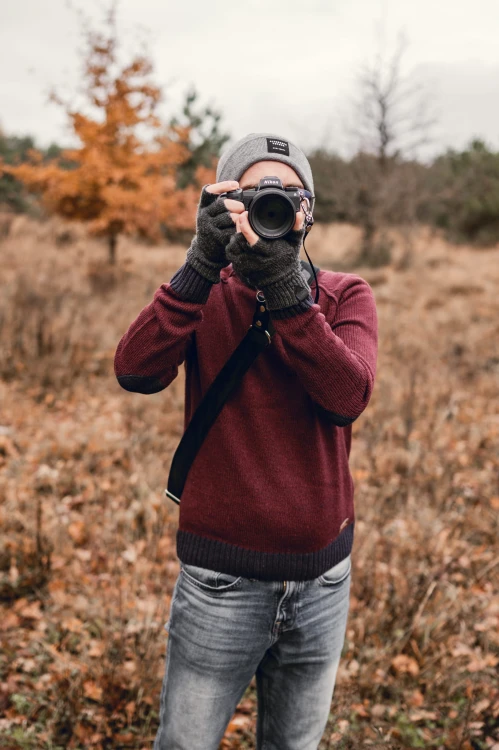 Szelka fotograficzna do aparatu pasek do lustrzanki czarny welur