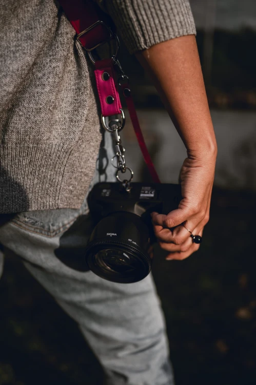 Szelki dla fotografki idealny prezent