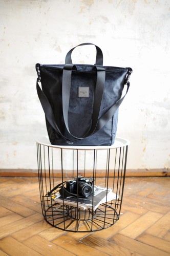 Torbo Plecak Fotograficzny XL Torba na aparat Black King Welur